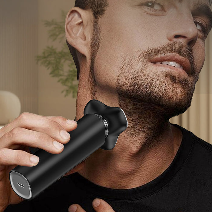MAXGROOM M-8012 3-в-1 електрическа самобръсначка - черна