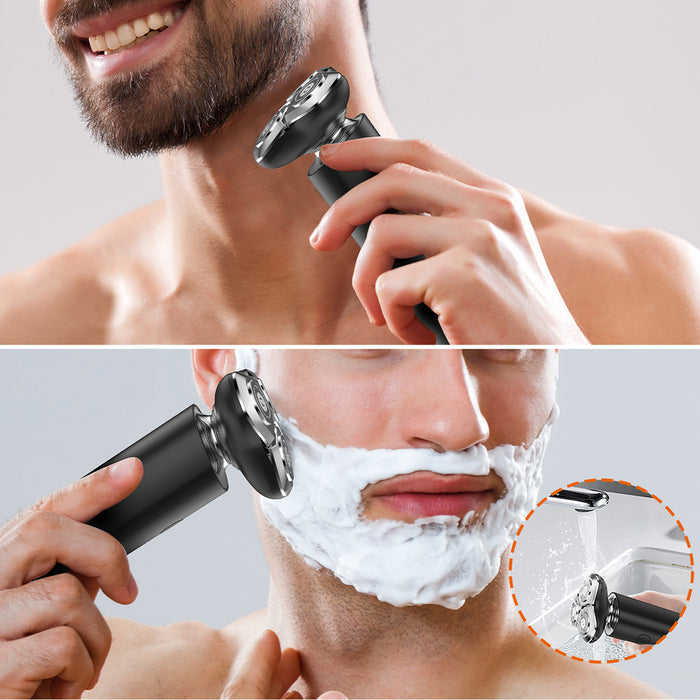 MAXGROOM M-8012 3-в-1 електрическа самобръсначка - черна