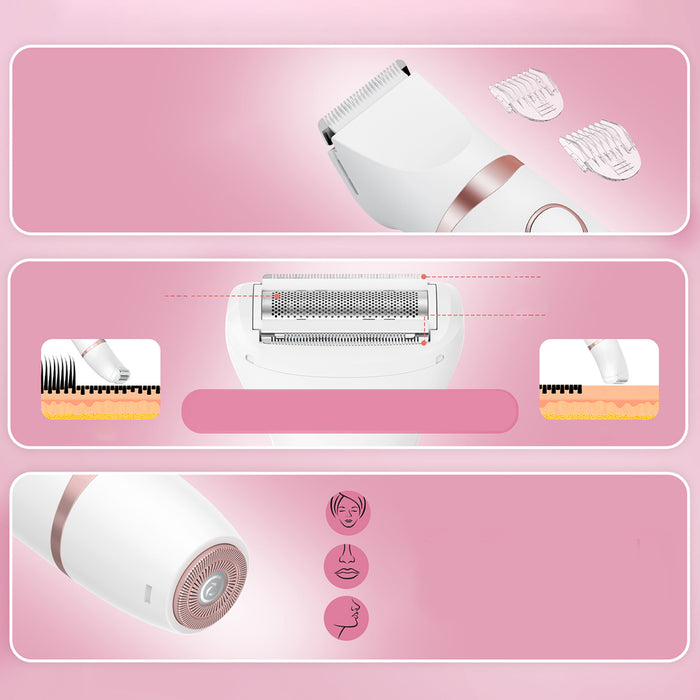 MAXGROOM M-105 Тример за тяло и лице 3 в 1 за жени - бял