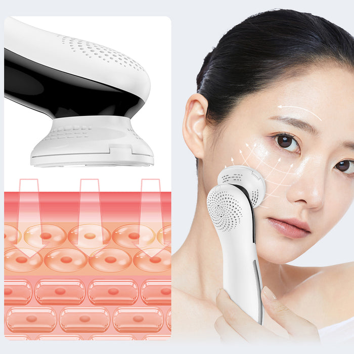 MAXGROOM D849 9-в-1 масажор за лице с функции за грижа - бял