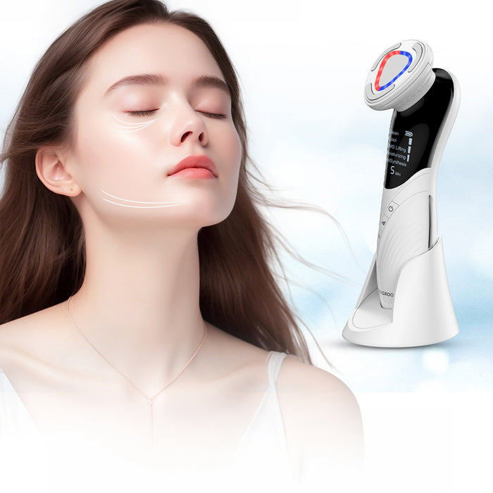 MAXGROOM D849 9-в-1 масажор за лице с функции за грижа - бял