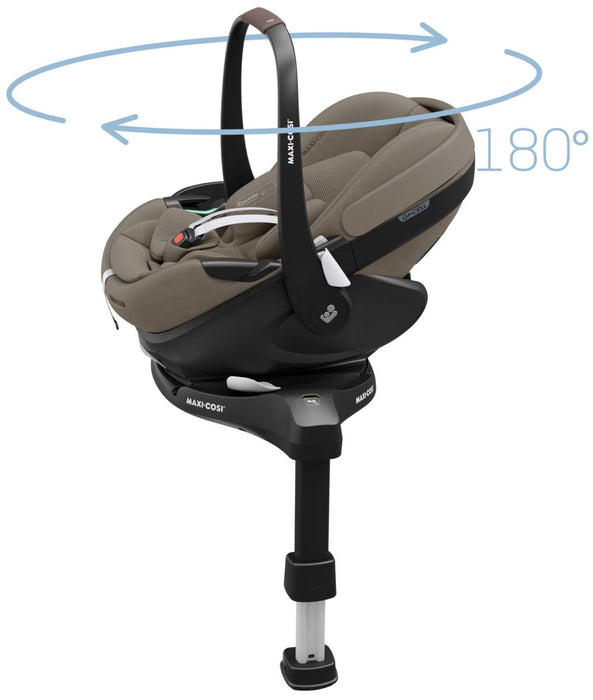 Кошница за кола Maxi-Cosi - Pebble 360 Pro 2, i-Size, 40-87 cm, Twillic, Truffle