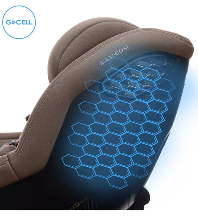 Стол за кола Maxi-Cosi - MobiFix Pro, i-Size, 61-125 cm, Authentic Truffle