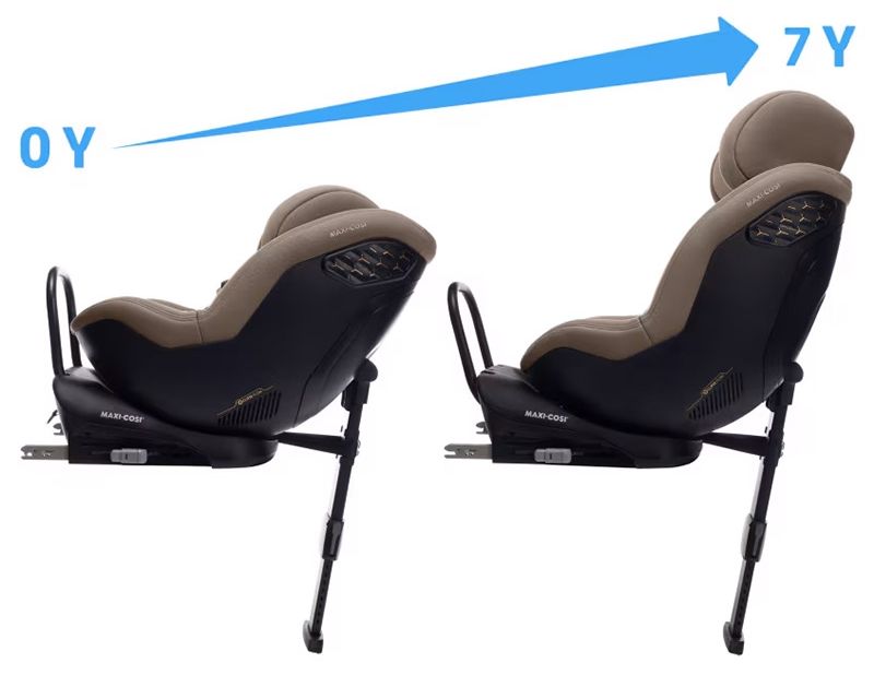 Стол за кола Maxi-Cosi - MobiFix Pro, i-Size, 61-125 cm, Authentic Truffle