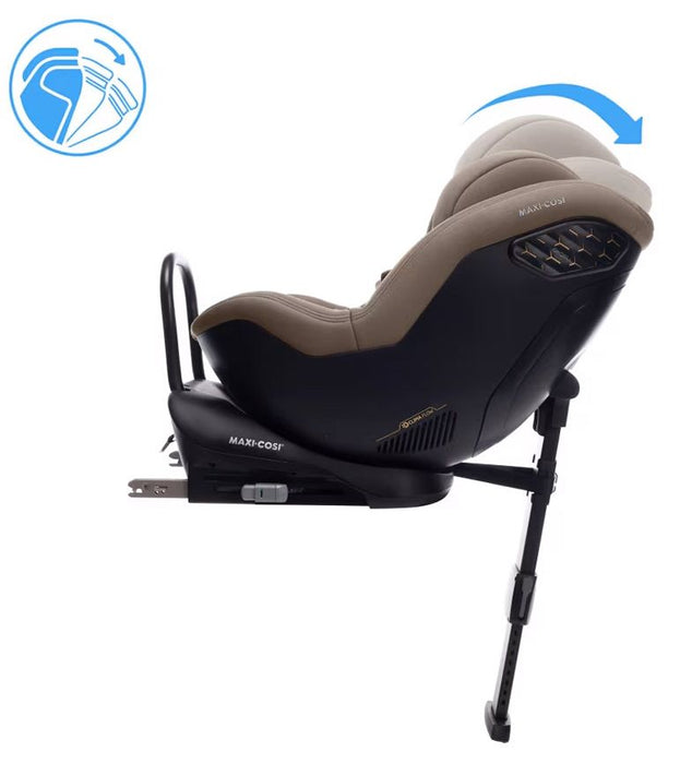 Стол за кола Maxi-Cosi - MobiFix Pro, i-Size, 61-125 cm, Authentic Truffle