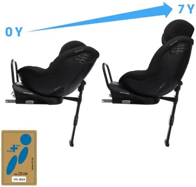 Стол за кола Maxi-Cosi - MobiFix Pro, i-Size, 61-125 cm, Authentic Black