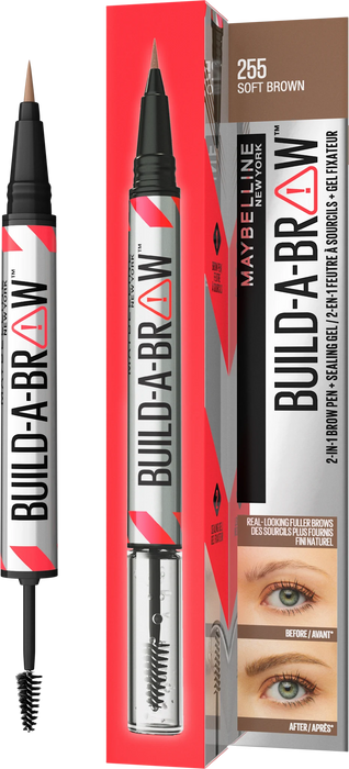 Молив за вежди и гел 2в1 Build-A-Brow - Nr. 255 Soft Brown, 1,4 g