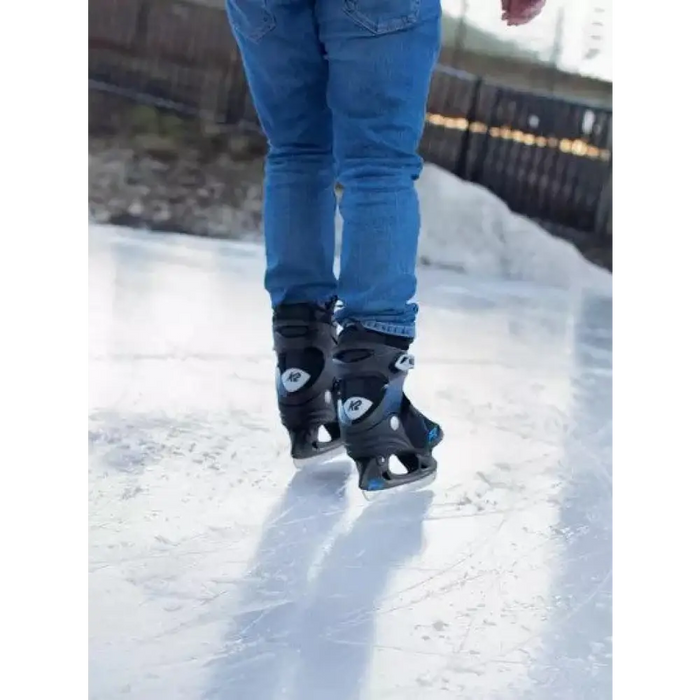 Мъжки кънки K2 FIT ICE PRO черно/синьо 43