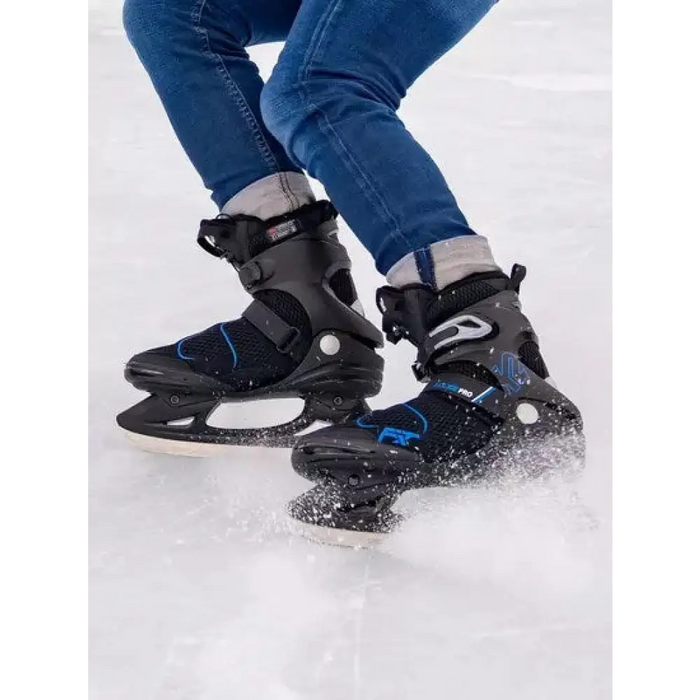 Мъжки кънки K2 FIT ICE PRO черно/синьо 43