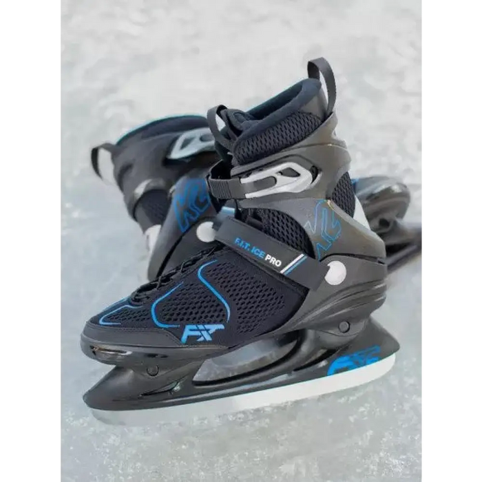 Мъжки кънки K2 FIT ICE PRO черно-синьо 43.5