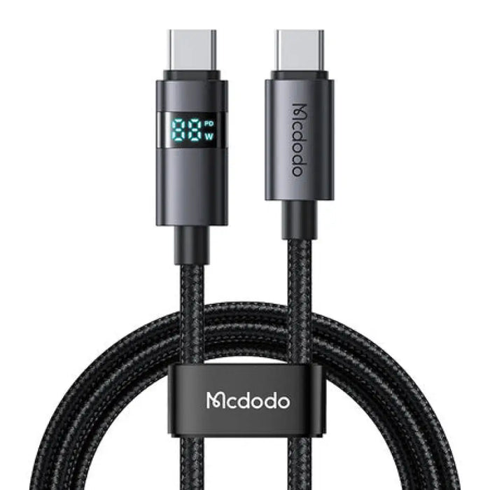 Mcdodo CA-5610 USB-C към USB-C кабел 100 W LED дисплей 1,2