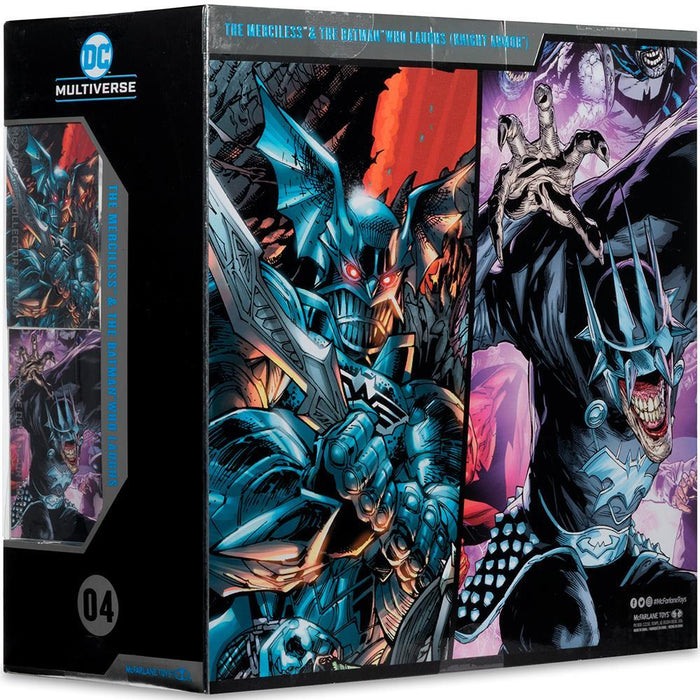 Фигурка DC Multiverse Batman Who Laughs (Knight Armor) &amp; The Merciless (Dark Multiverse) 7in