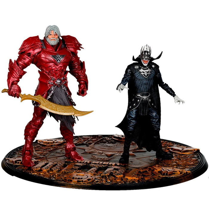 Фигурка DC Multiverse Batman Who Laughs (Knight Armor) &amp; The Merciless (Dark Multiverse) 7in