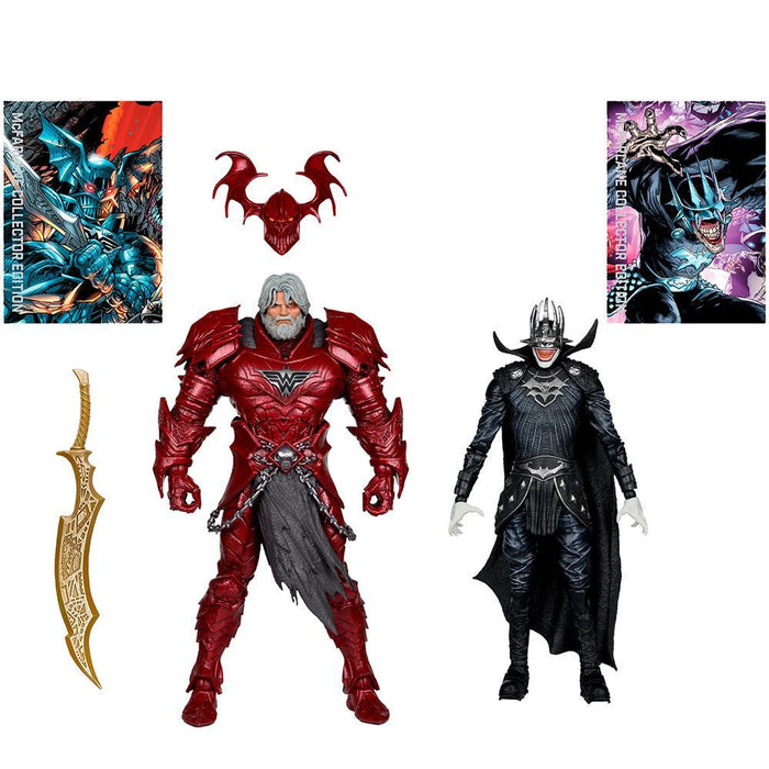 Фигурка DC Multiverse Batman Who Laughs (Knight Armor) &amp; The Merciless (Dark Multiverse) 7in