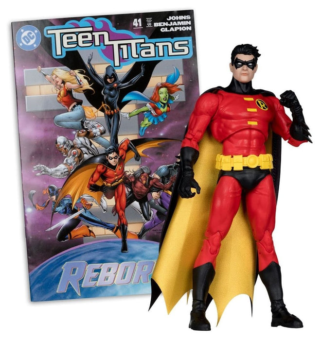 Екшън фигура McFarlane DC Comics: Teen Titans - Robin (Page Punchers) #41