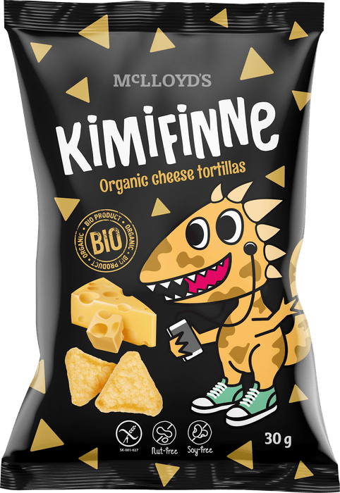 Био царевична тортила Kimifinne Organic cheese, 30 g