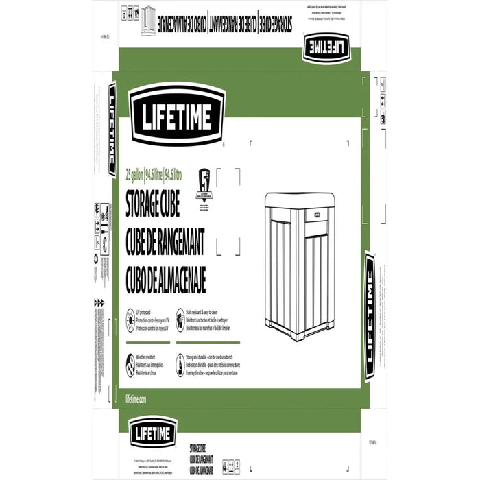 Мебели за съхранение Lifetime 60372U Сив 51,2 x 50,8 x 51,2