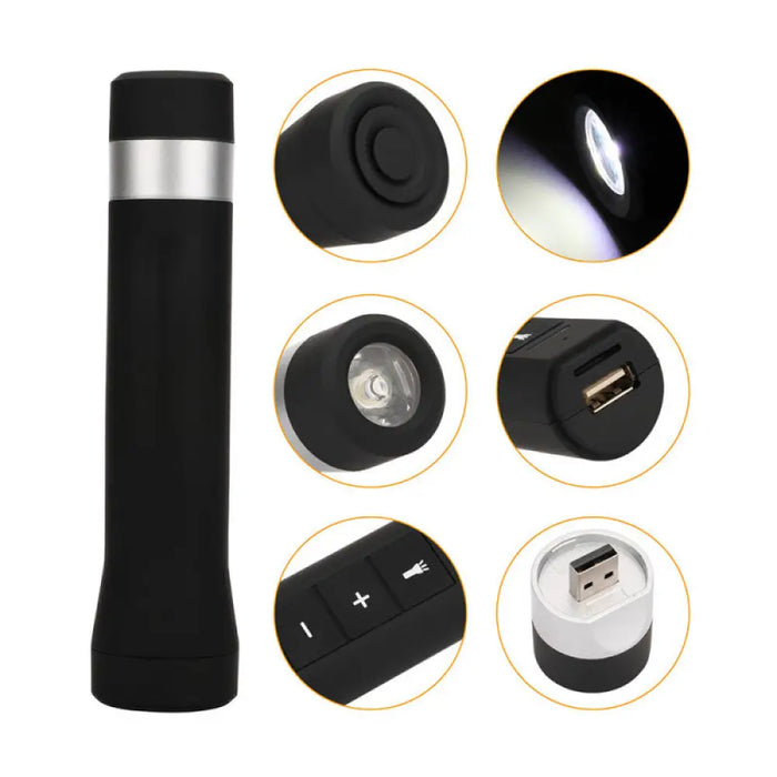 Media-Tech Предна светлина за велосипед 4в1 MT2202