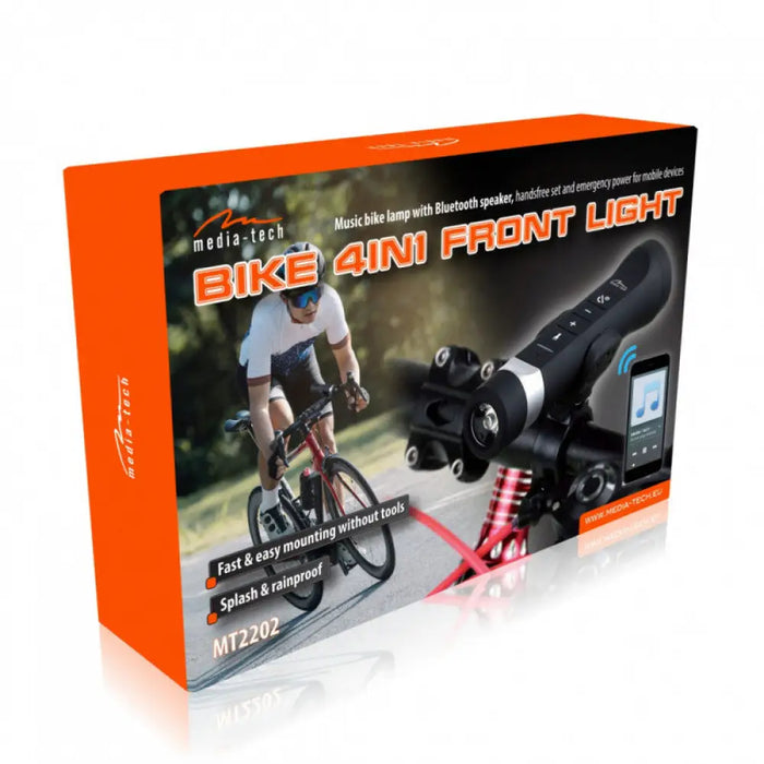 Media-Tech Предна светлина за велосипед 4в1 MT2202