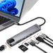 MEDIA-TECH USB ХЪБ 8 В 1 ГИГА LAN ХЪБ MT5046