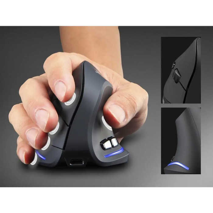 MEDIA-TECH VERTIC RF MT1123 Безжична вертикална мишка RF