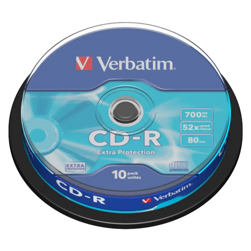 Медия Verbatim CD-R 700MB 52X EXTRA PROTECTION SURFACE