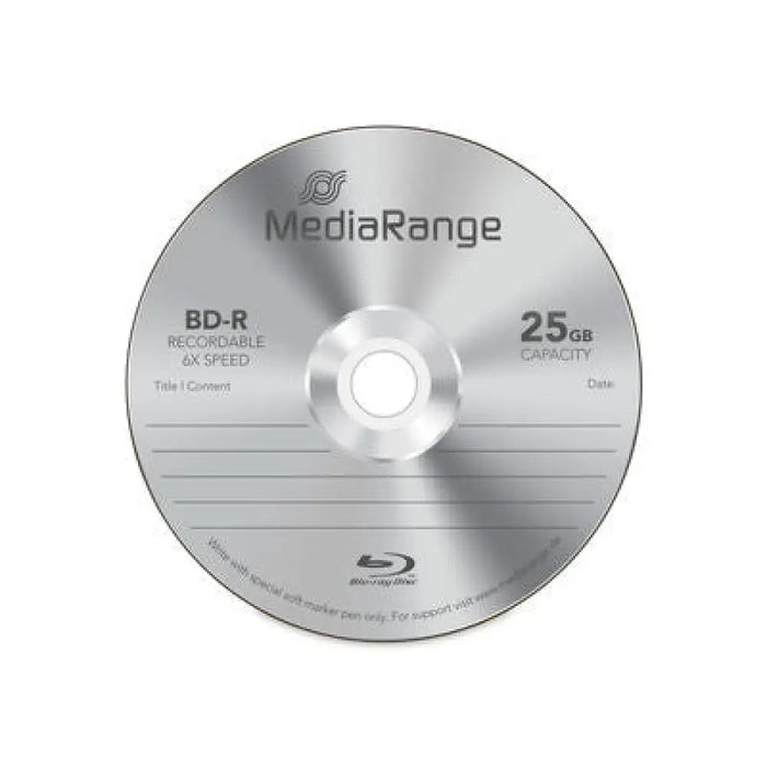 MediaRange BD-R 25GB 6x 10 бр. в шпиндел