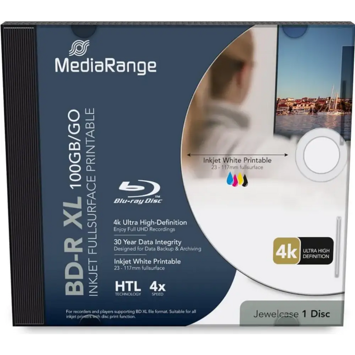 Mediarange BD-R XL Extra Large 100GB 4x скорост на запис