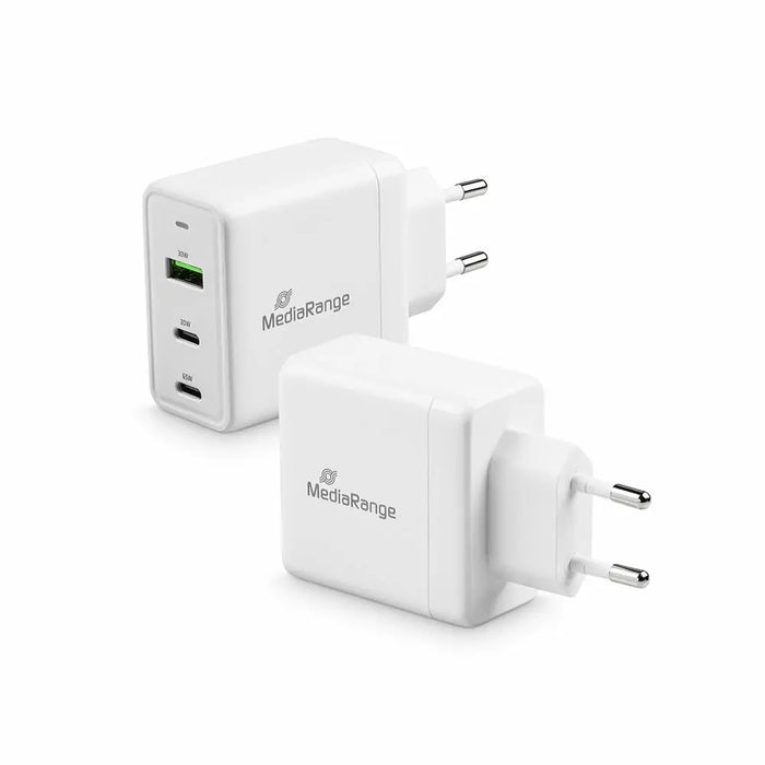 MediaRange Бързо зарядно с USB-A и два USB-C изхода 65W
