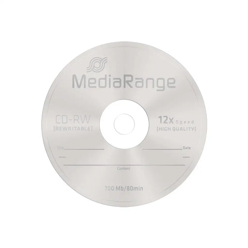 MediaRange CD-RW 700Mb. 25 броя в шпиндел