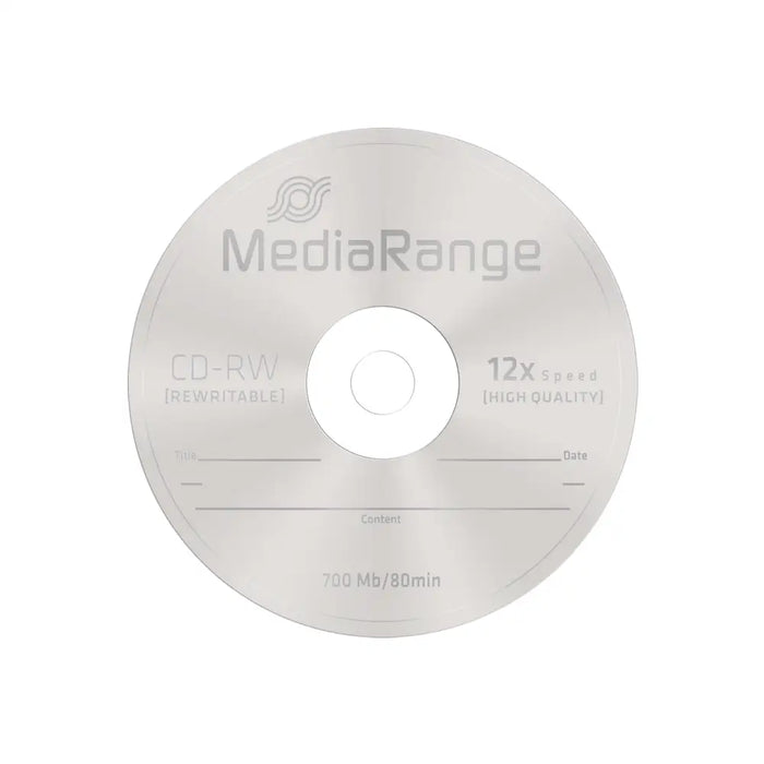 MediaRange CD-RW 700Mb. 25 броя в шпиндел