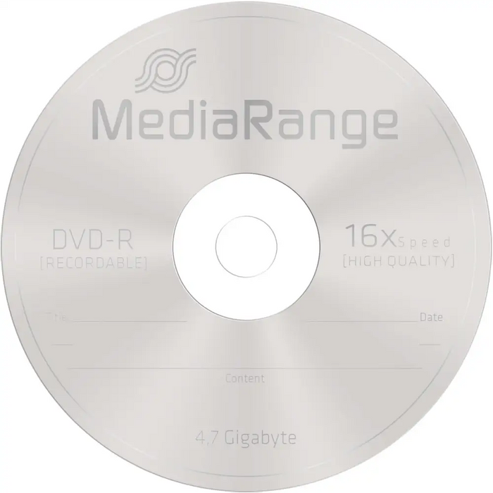 MediaRange DVD-R 4,7 GB|120 минути 16x скорост 10 броя