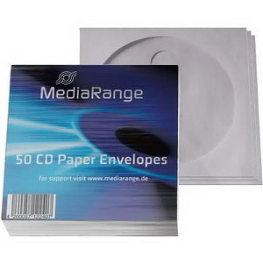 MediaRange Хартиен плик за CD/DVD/BDR 50бр.