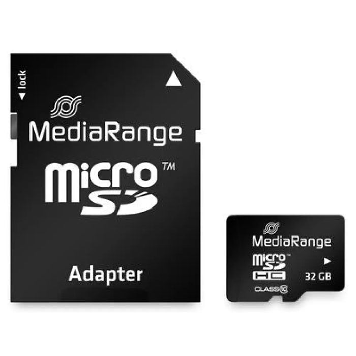 MediaRange Micro SDHC Card 32GB Class 10