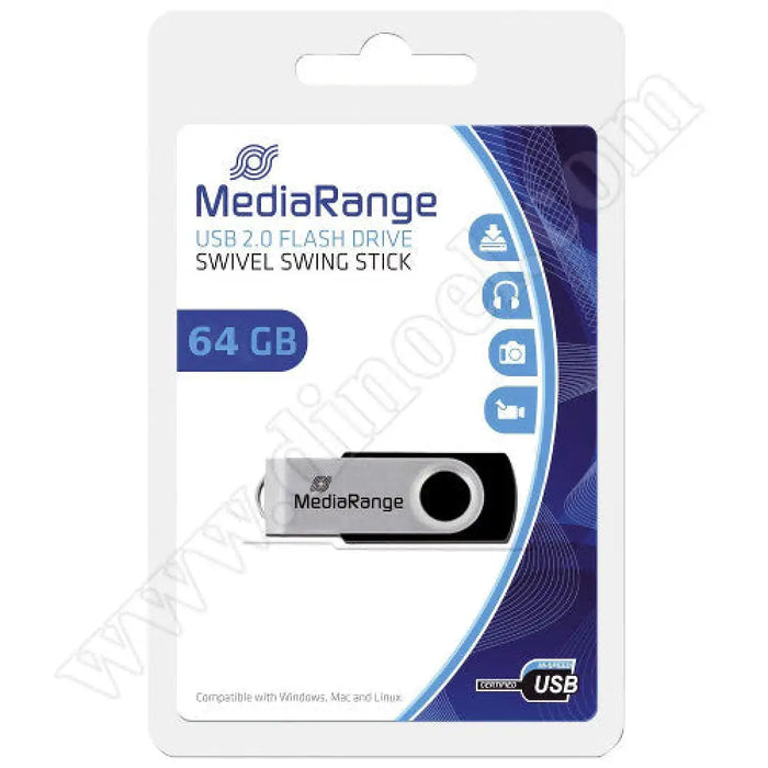 MediaRange USB 2.0 Flash Drive 64GB