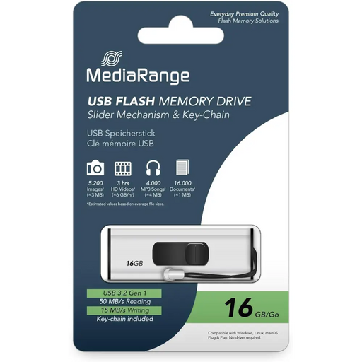 MediaRange USB 3.2 flash drive 16GB