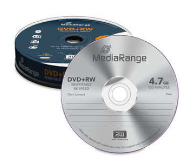 MediaRange DVD+RW 4.7Gb. / 4Х, ш-л, 10бр