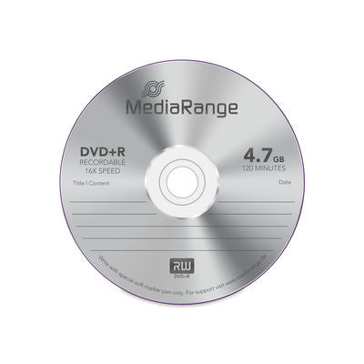 MediaRange DVD+R 4.7GB I 120 мин, 16x, 50 броя в шпиндел