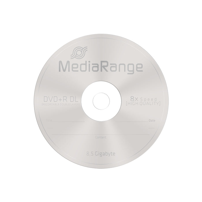 MediaRange DVD+R Dual Layer 240мин./8.5Gb 8X (Printable) - 25 бр. в шпиндел