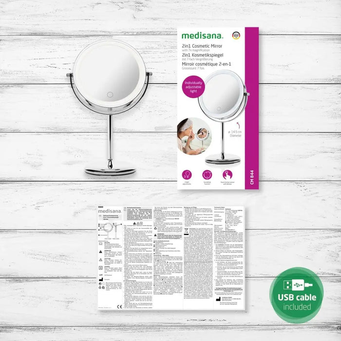 Medisana 2в1 стоящо козметично огледало CM 844