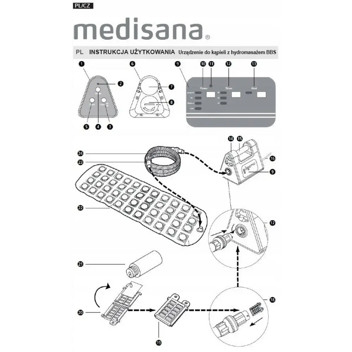 Medisana 88389 пяна за вана и мляко