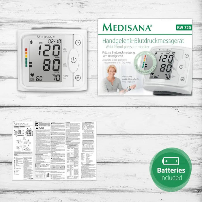 Medisana BW 320 Wrist Automatic 2 потребителя(а)