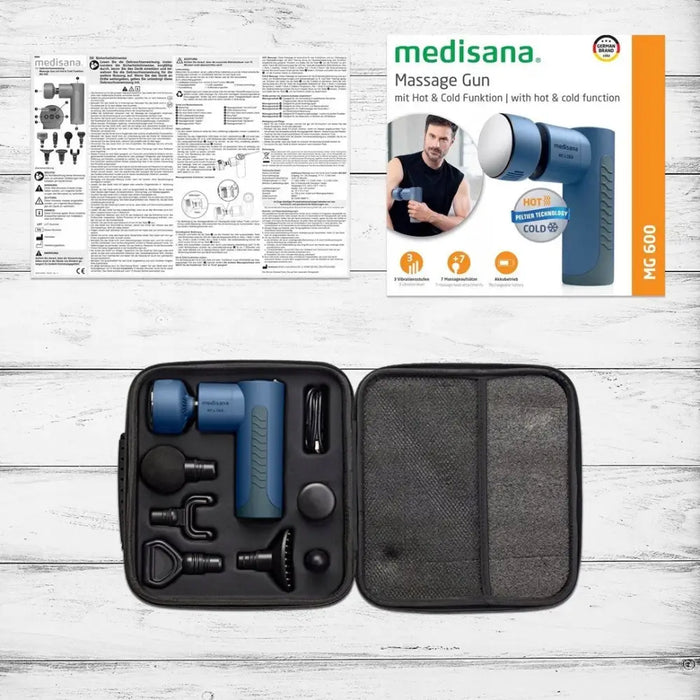 Medisana MG 600 масажор Универсален черен син