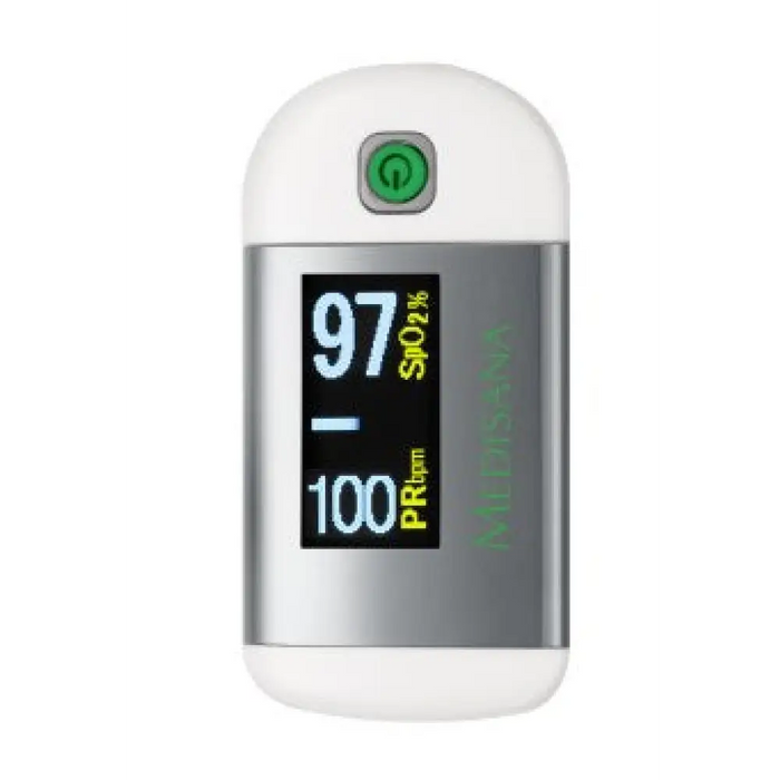 Medisana PM 100 Пулсомер Finger Silver Бял