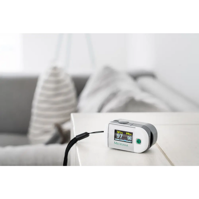 Medisana PM 100 Пулсомер Finger Silver Бял