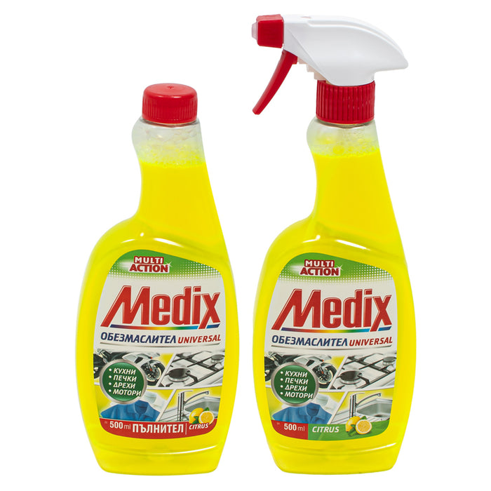 К-КТ ОБЕЗМАСЛИТЕЛ + РЕЗЕРВА CITRUS 500ML MEDIX