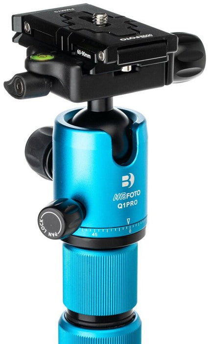 Статив meFoto - RoadTrip Pro Alu Series 1 6-in-1 + Ball Head, 40-153 cm, син