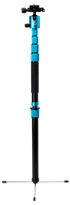 Статив meFoto - RoadTrip Pro Alu Series 1 6-in-1 + Ball Head, 40-153 cm, син