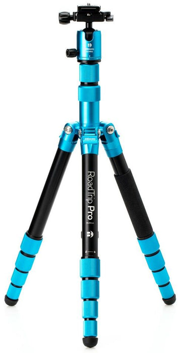 Статив meFoto - RoadTrip Pro Alu Series 1 6-in-1 + Ball Head, 40-153 cm, син