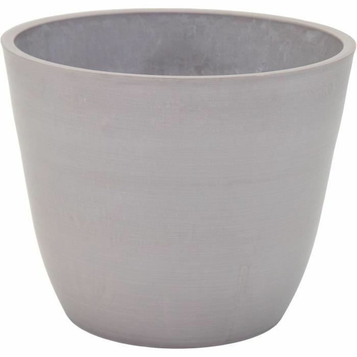 Саксия Mega Collections Ecostone Egg Кафяв Тъмнокафяв Пластмаса Рециклиран 31 x 25 x 31 cm 33 x 33 x 77 cm 31 x 25,5 cm